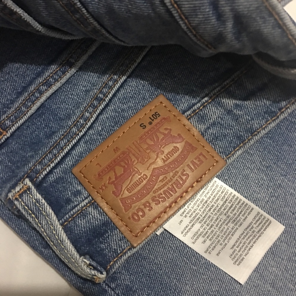 Levis 501 selvedge skinny new